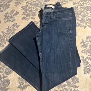 Levi's Dark Blue Straight Leg Jeans